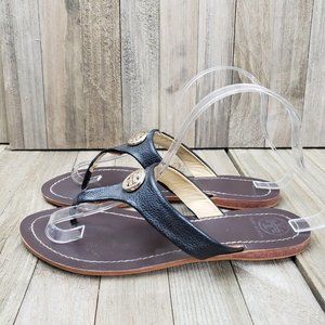 Women's Tory Burch Size 8 Thong Sandals Flat